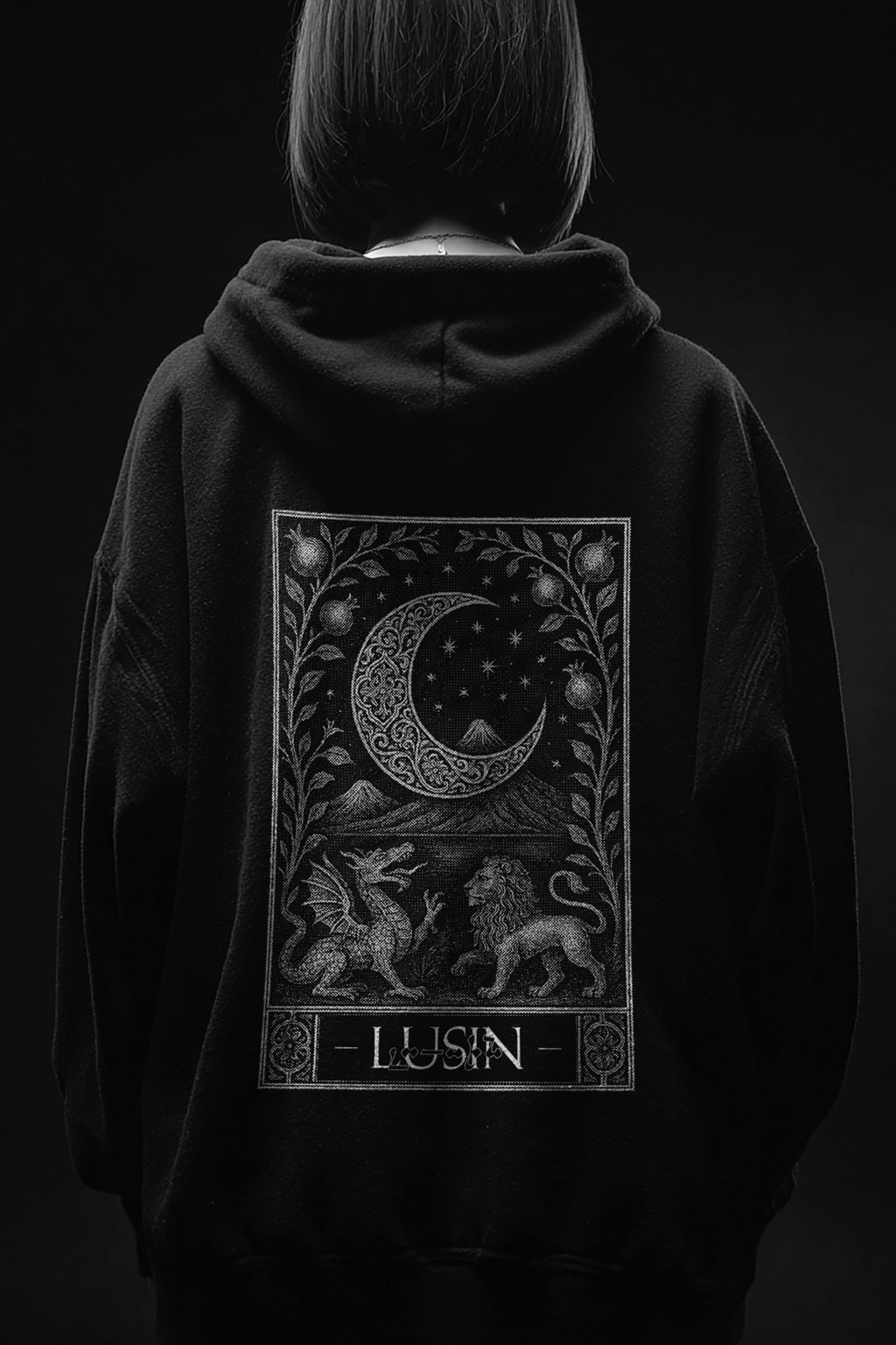 THE MOON [LUSIN] TAROT HOODIE