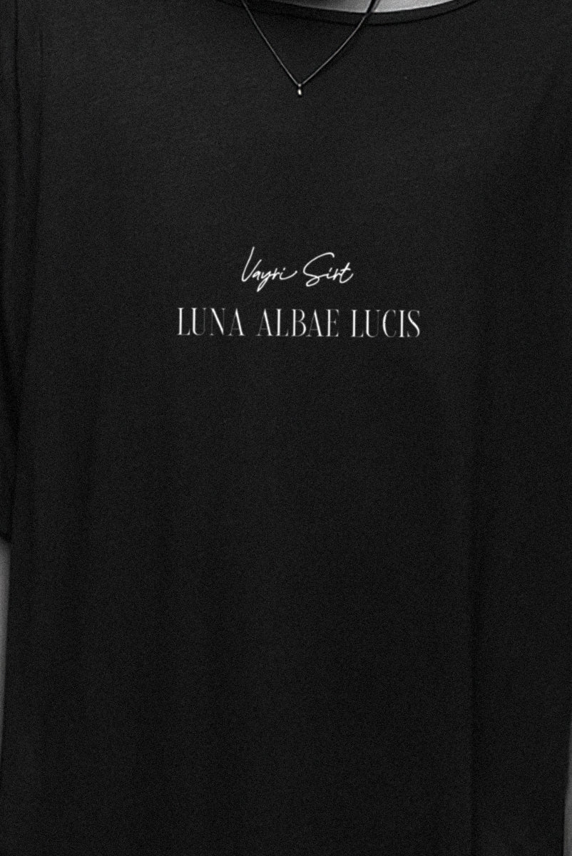 LUNA ALBAE LUCIS HEAVY OVERSIZE TEE - VAYRI SIRT