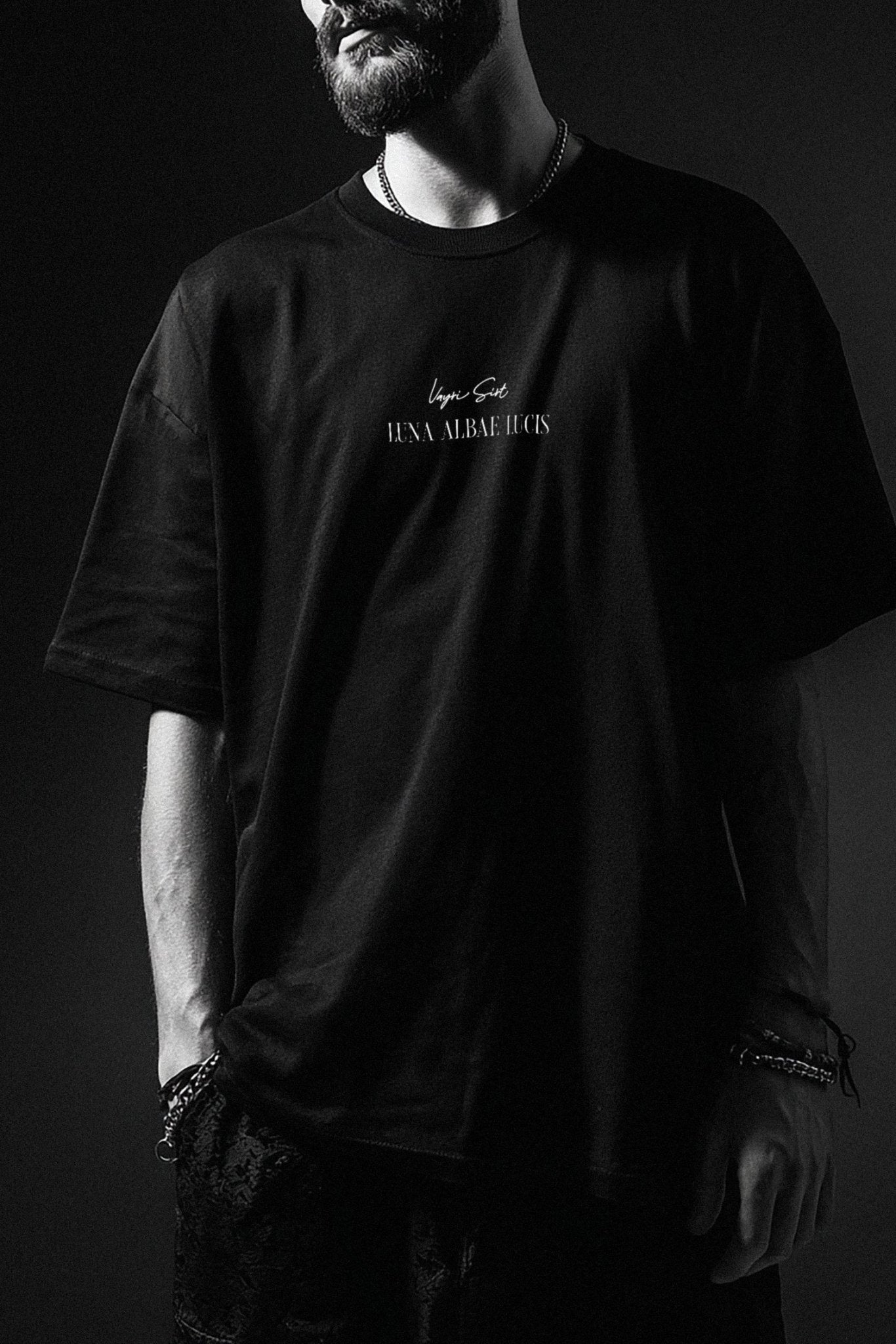 LUNA ALBAE LUCIS HEAVY OVERSIZE TEE - VAYRI SIRT